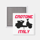 Scooter, Crotone, Italië Magneet (Voorkant / Achterkant)