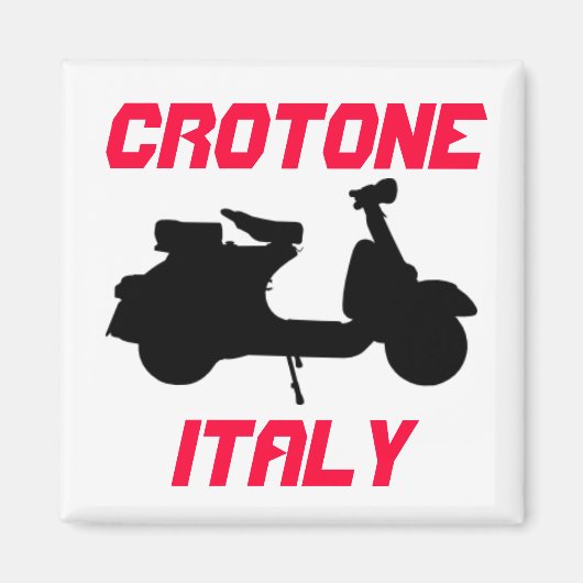 Scooter, Crotone, Italië Magneet (Voorkant)