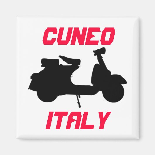 Scooter, Cuneo, Italië Magneet (Voorkant)
