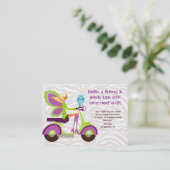 Scooter Cute Fairy (Verwijzingskaart) Aanbevelingskaartje (Staand voorkant)