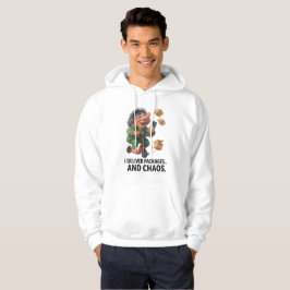 Scooter Delivery Troll - Ik lever chaos met dozen Hoodie