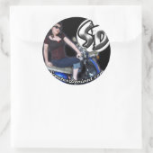 Scooter Deviant Ronde Sticker (Tas)