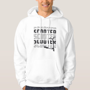 Scooter Driver E-Scooter Escooter Retro Hoodie
