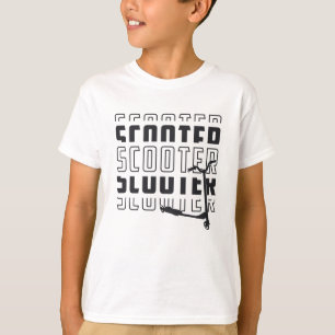 Scooter Driver E-Scooter Escooter  Retro T-shirt