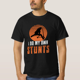 Scooter Driver Ik voer mijn eigen Stunts uit T-shirt