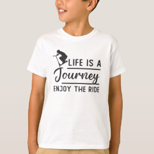 Scooter Driver Life is een reis escooter grappig T-shirt