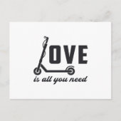 Scooter Driver Love is alles wat je nodig hebt stu Briefkaart (Voorkant)