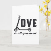 Scooter Driver Love is alles wat je nodig hebt stu Kaart (Gele Bloem)