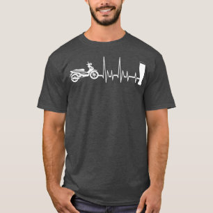 scooter- en biergrijstdoppen t-shirt