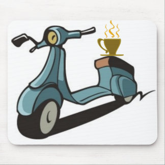 SCOOTER EN KOFFIE MOUSPAD MUISMAT