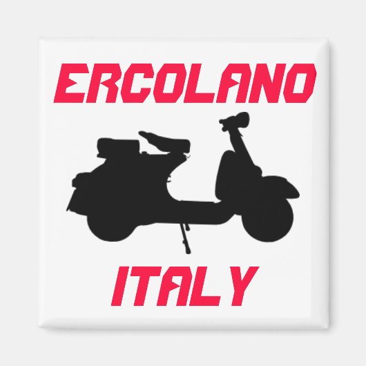 Scooter, Ercolano, Italië Magneet (Voorkant)