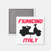 Scooter, Fiumicino, Italië Magneet (Voorkant / Achterkant)