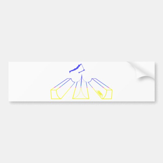 Scooter freestyle bumpersticker (Voorkant)