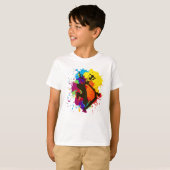 Scooter freestyle colorfull t-shirt (Voorkant volledig)