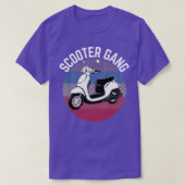 Scooter Gang Retro  Moped Motorcycle Gear 2 T-shirt (Design voorkant)