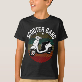 Scooter Gang Retro  Moped Motorcycle Gear 2 T-shirt