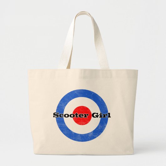 Scooter Girl Bag Grote Tote Bag (Voorkant)