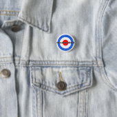 Scooter Girl Pin Ronde Button 3,2 Cm (In situ)