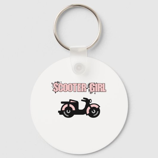 Scooter Girl Sleutelhanger (Voorkant)