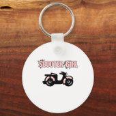Scooter Girl Sleutelhanger (Voorkant)