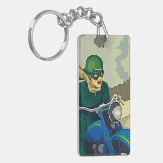 Scooter Girl Sleutelhanger (Voorkant Links)