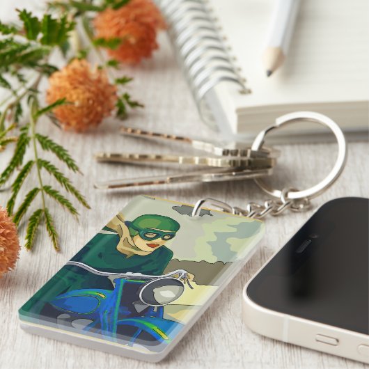 Scooter Girl Sleutelhanger (Voorkant Rechts)