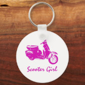 Scooter Girl Sleutelhanger (Voorkant)