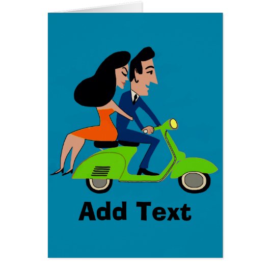 Scooter Girl, voeg tekst toe (Voorkant)