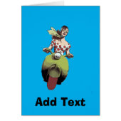 Scooter Girl, voeg tekst toe (Voorkant)