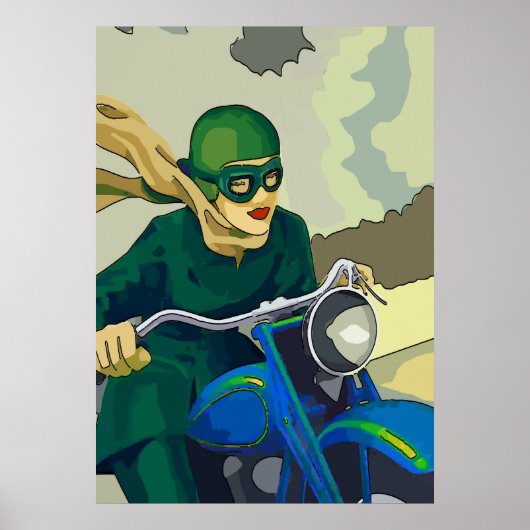 Scooter Girl, voeg tekst toe Poster (Voorkant)