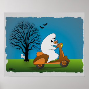 Scooter Halloween Poster