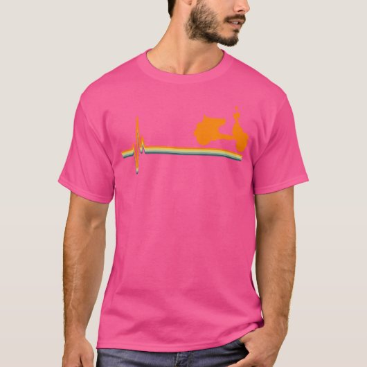 Scooter Heartbeat Throwback T-shirt (Voorkant)