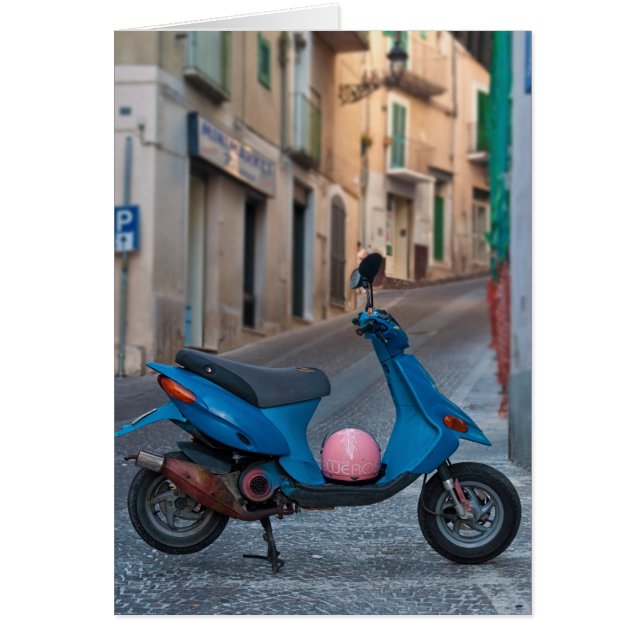 Scooter in Italië (Voorkant)