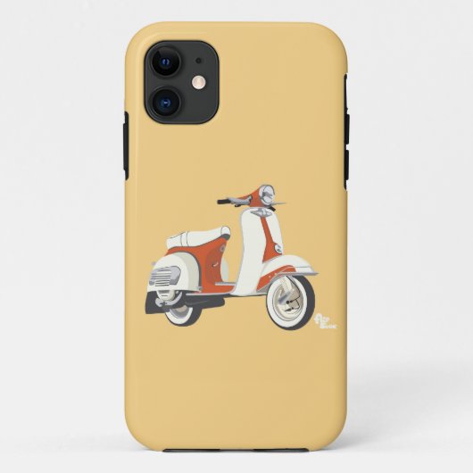 Scooter iPhone Case (Achterkant)