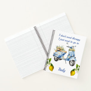 Scooter Italië Citroenen Notitieboek