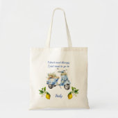 Scooter Italië Citroenen Tote Bag (Voorkant)
