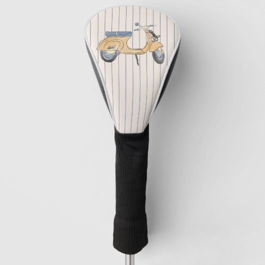 Scooter Italië Golfheadcover (Voorkant)
