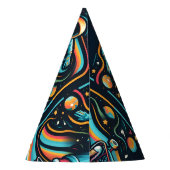 Scooter Jump Zone Skateboarden 13e verjaardag Feesthoedjes (Achterkant)