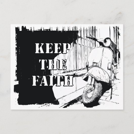 Scooter Keep the Faith Briefkaart (Voorkant)