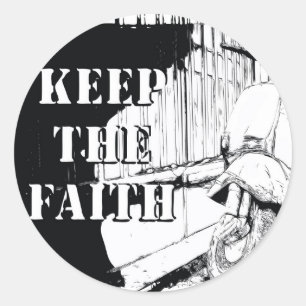 Scooter Keep the Faith Ronde Sticker