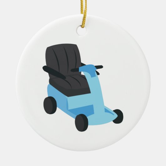 Scooter Keramisch Ornament (Voorkant)