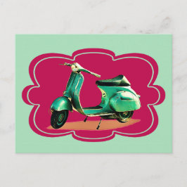  Scooter  Kleuren Briefkaart