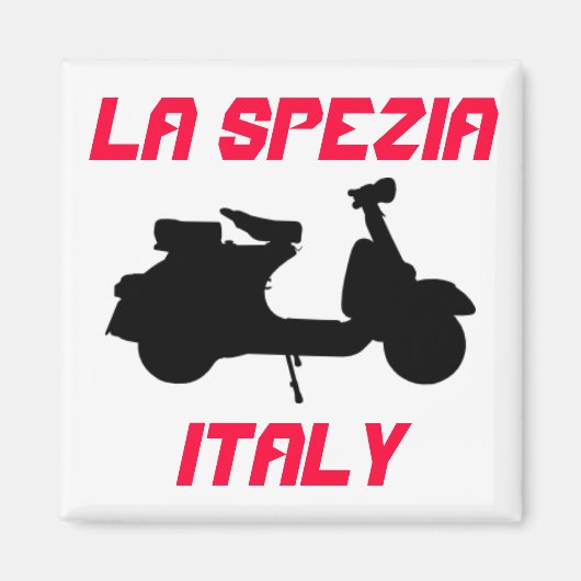 Scooter, La Spezia, Italië Magneet (Voorkant)