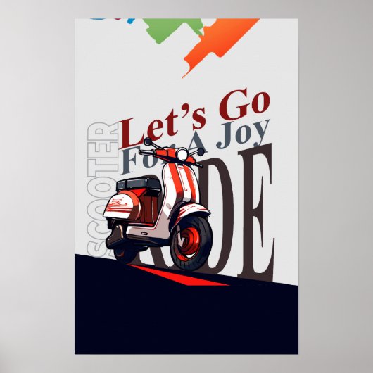 Scooter Laat Maar Waaien Poster (Voorkant)