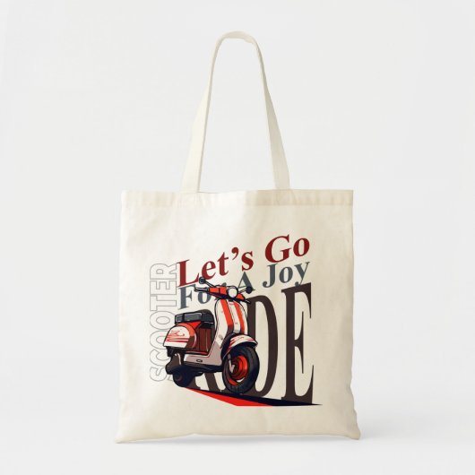 Scooter Laat Maar Waaien Tote Bag (Voorkant)