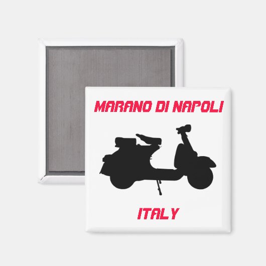 Scooter, Marano di Napoli, Italië Magneet (Voorkant / Achterkant)