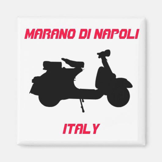 Scooter, Marano di Napoli, Italië Magneet (Voorkant)