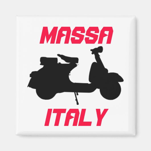 Scooter, Massa, Italië Magneet (Voorkant)