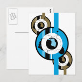 Scooter Mod Briefkaart Retro (Voorkant / Achterkant)