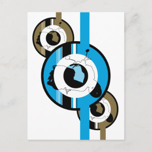 Scooter Mod Briefkaart Retro